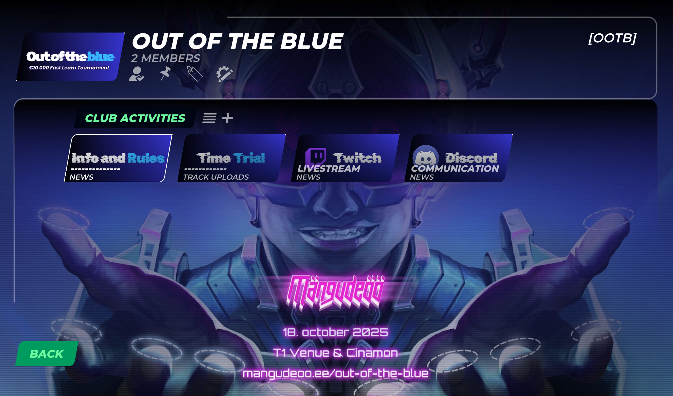 Out of the Blue Club
